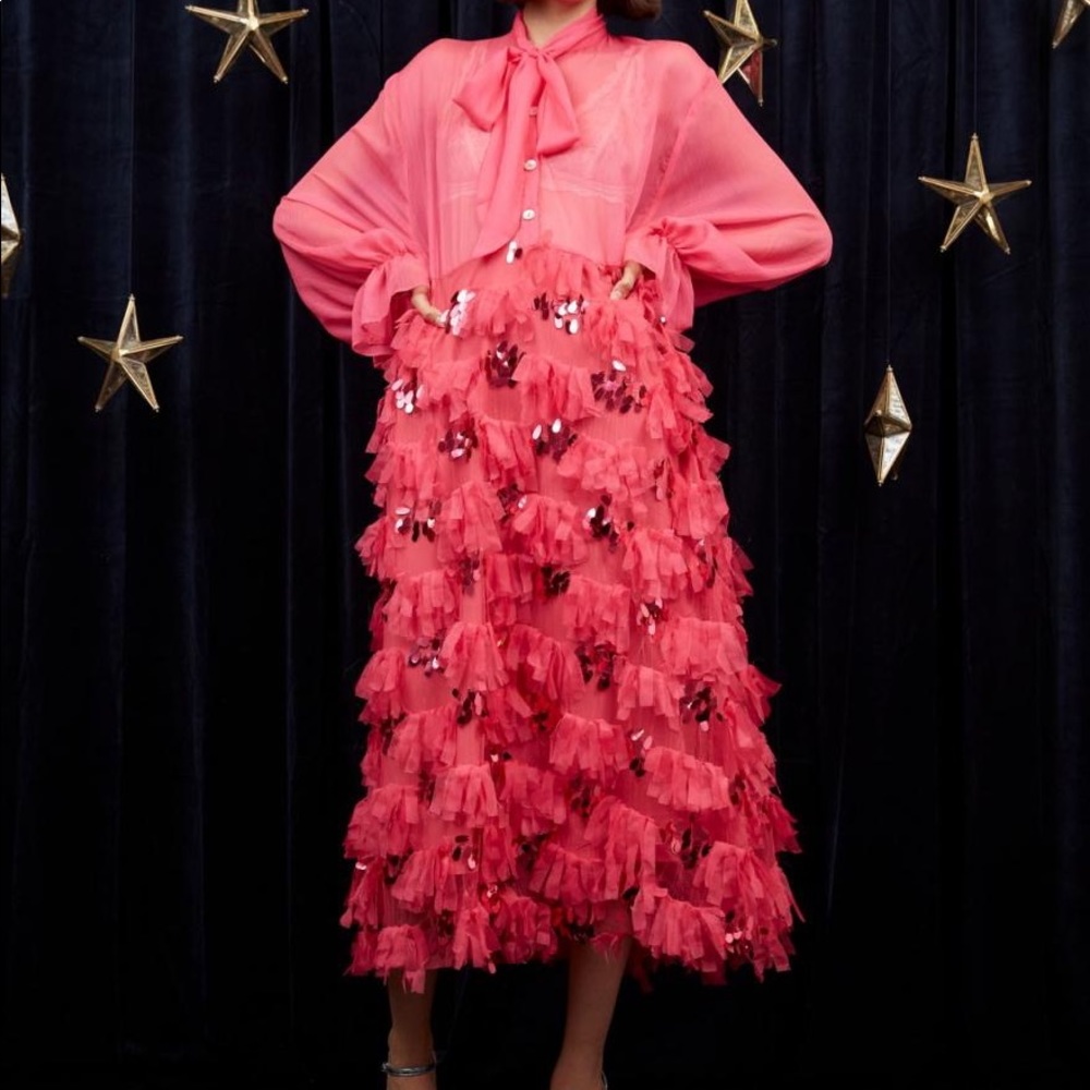 COPY - Hot Pink Evening Dress